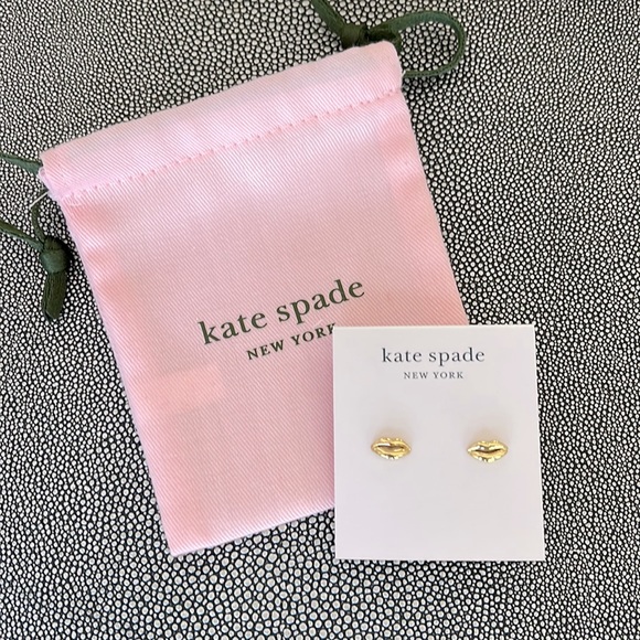 Kate Spade lips earrings💋 - Picture 2 of 3